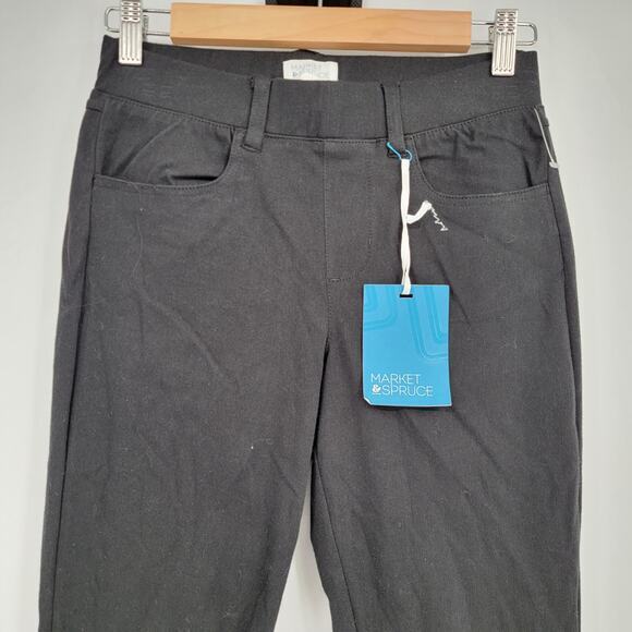 NEW Market‎ & Spruce Women's Skinny Moto Ankle Pull On Legging Size Small - Picture 3 of 10